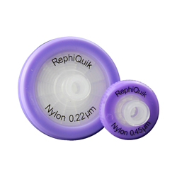 nylon-syringe filter-non sterile-0.2 micron-0.45 micron-sample prep-rephiquik-rephile